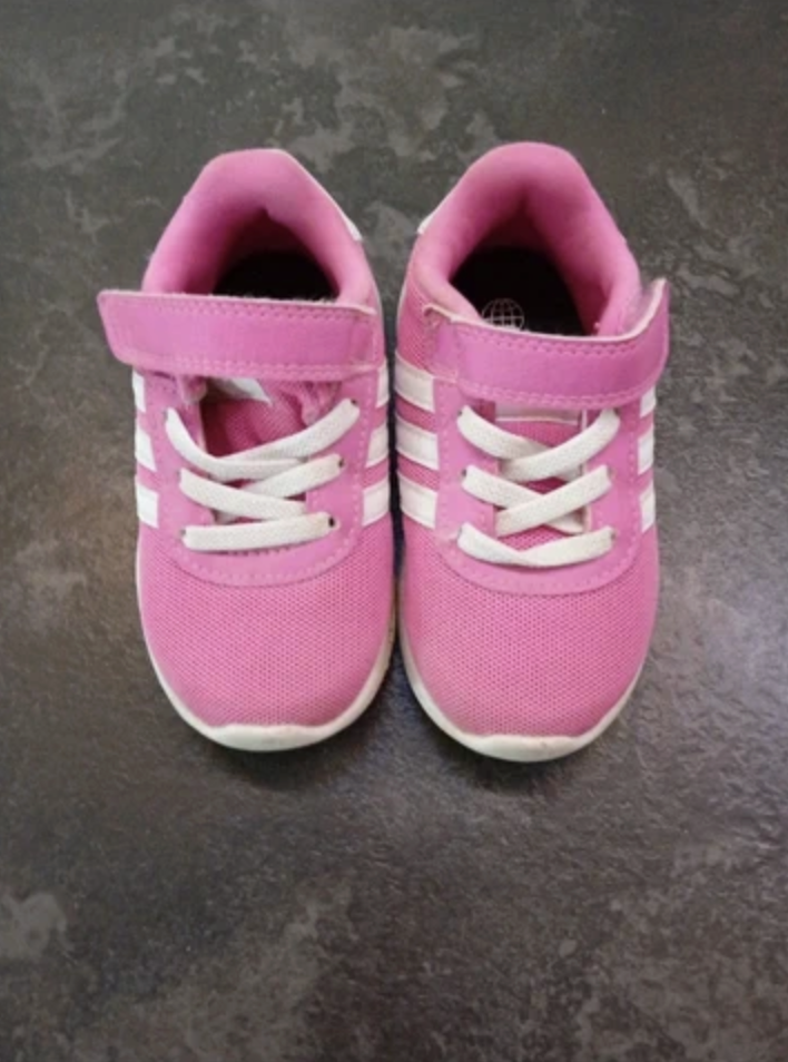 Scarpina da ginnastica rosa Adidas numero 21 1