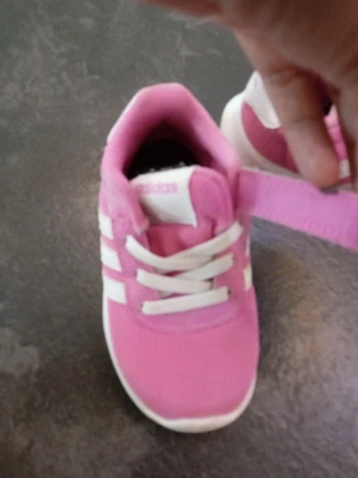 Scarpina da ginnastica rosa Adidas numero 21 4